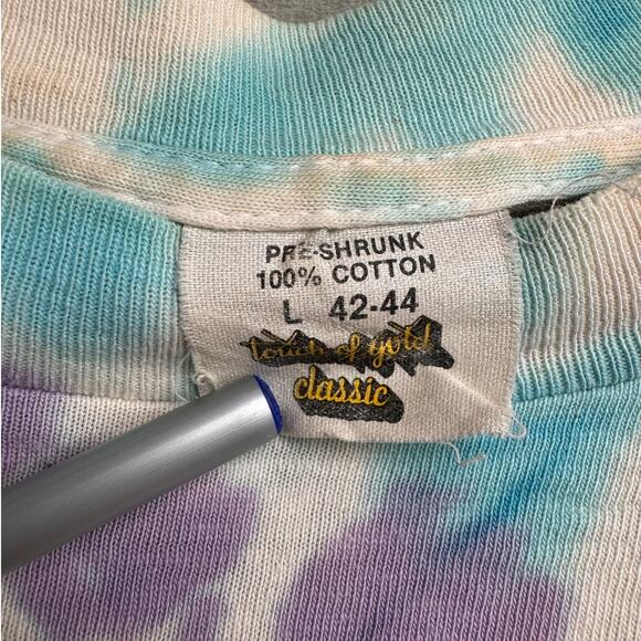 VINTAGE MEGADETH PEACE SELLS 1986 BAND T SHIRT SZ L SINGLE STITCH METAL TIE DYE - Picture 5 of 9